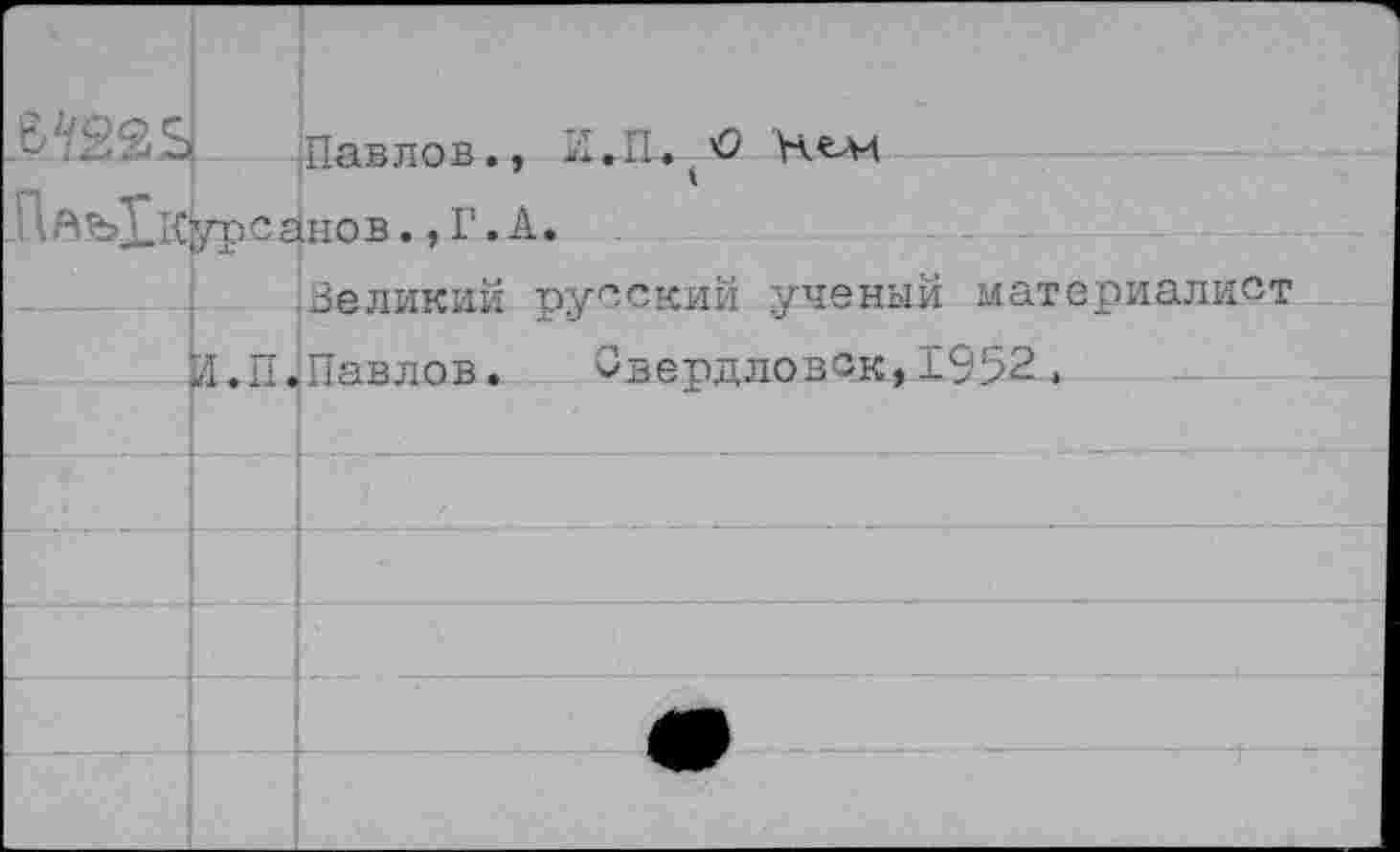 ﻿	.И Л И ТТ П Н -	, л.II. о Не-М
штос г	1Н0В •, I' •	А.
--	Великий	русский ученый материалист
и.п.	ТТяйпов.	Светшловск.1952А
		
		
		
		
		
		